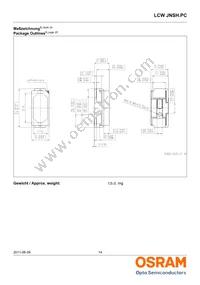 LCW JNSH.PC-BSBU-5L7N-1 Datasheet Page 14