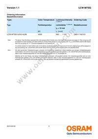 LCW MTSG-U2V2-4L8N Datasheet Page 2