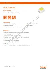 LCW MVSG.EC-BXBY-5L7N-Z486-20-R18-XX Datasheet Cover