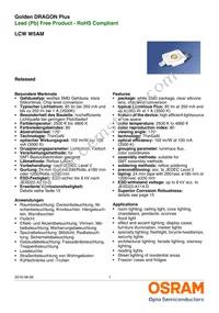 LCW W5AM-KXKZ-4J8K-Z Datasheet Cover