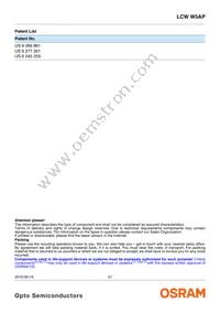 LCW W5AP-LZMZ-4L8N-Z Datasheet Page 21