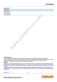 LCW W5KM-JYKY-4L8N-Z Datasheet Page 20