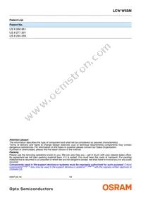 LCW W5SM-GZJX-Q3R5-Z Datasheet Page 18