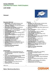 LCW W5SM-JXKX-4J8K-Z Datasheet Cover