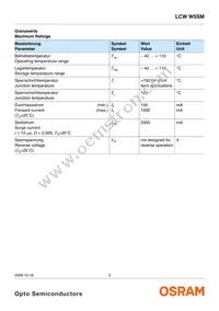 LCW W5SM-JXKX-4J8K-Z Datasheet Page 3