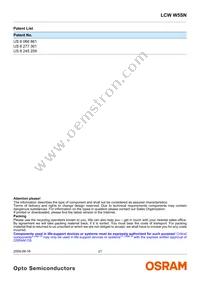 LCW W5SN-JZLY-4L9X-0-700-R18-Z-SF Datasheet Page 21