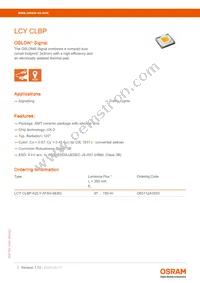 LCY CLBP-KZLY-5F5G-8E8G-350-S Datasheet Cover