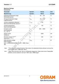 LD CQAR-APAQ-3-L1M1-700-R33-XX Datasheet Page 3