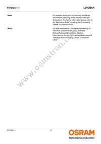 LD CQAR-APAQ-3-L1M1-700-R33-XX Datasheet Page 14