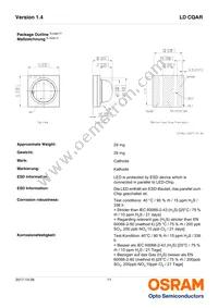 LD CQAR-AR-3-L1L2-700-R33-XX Datasheet Page 11