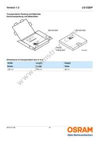 LD CQDP-1U3U-W5-1-K Datasheet Page 19