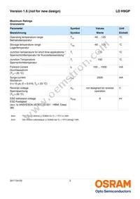 LD H9GP-3T2U-35-1-350-R18-Z Datasheet Page 3