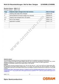 LD W5KM-1T4T-35 Datasheet Page 17