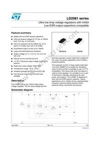 LD2981ABM38TR Datasheet Cover