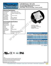 LDC25W-072-C0350 Datasheet Cover