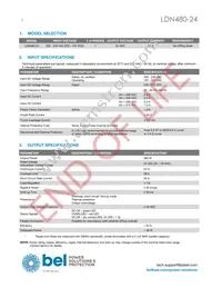 LDN480-24 Datasheet Page 2