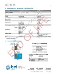 LDN480-24 Datasheet Page 3