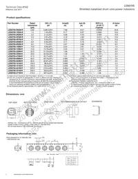 LDS0705-R82M-R Datasheet Page 2