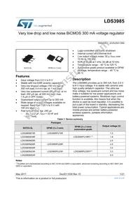 LDS3985PM33R Datasheet Cover