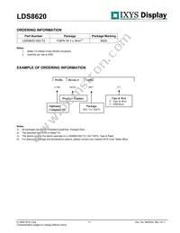 LDS8620-002-T2 Datasheet Page 11