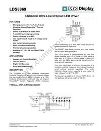 LDS8869-002-T2 Datasheet Cover