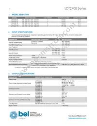 LDT2400-170 Datasheet Page 2