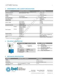 LDT480-24 Datasheet Page 3