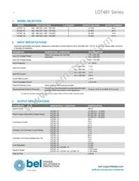 LDT481-72 Datasheet Page 2