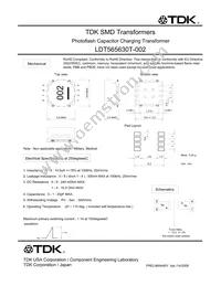 LDT565630T-002 Datasheet Cover