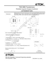 LDT565630T-003 Datasheet Cover