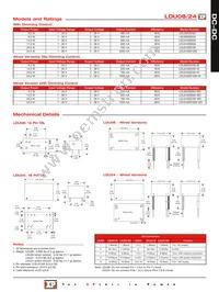 LDU4860S600-WD Datasheet Page 2