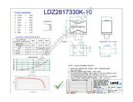 LDZ2817330K-10 Datasheet Cover