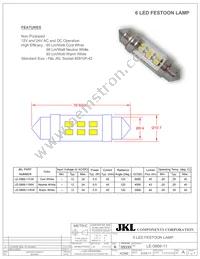 LE-0909-11WW Datasheet Cover