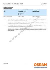 LE A P1W-RXRZ-23-0-F00-T01 Datasheet Page 2