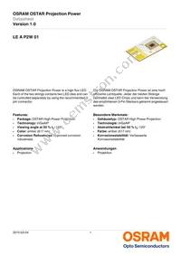 LE A P2W 01-SXTX-1-0-F00-T01 Datasheet Cover