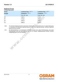 LE A P2W 01-SXTX-1-0-F00-T01 Datasheet Page 5