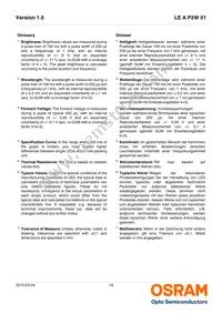 LE A P2W 01-SXTX-1-0-F00-T01 Datasheet Page 19