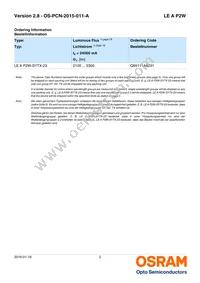 LE A P2W-SYTX-23-0-F00-T01 Datasheet Page 2