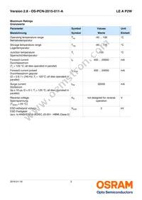 LE A P2W-SYTX-23-0-F00-T01 Datasheet Page 3