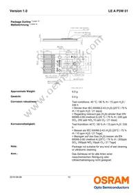 LE A P3W-TXTZ-1 Datasheet Page 12