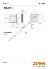 LE A Q8WP-LZMX-1-0-A40-R18-Z Datasheet Page 12