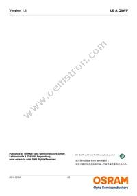 LE A Q8WP-LZMX-1-0-A40-R18-Z Datasheet Page 22