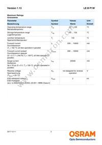 LE B P1W-EYFY-24-0-F00-T01 Datasheet Page 3