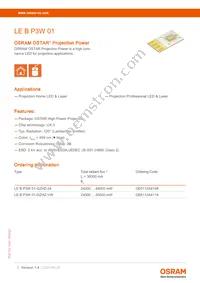 LE B P3W 01-GZHZ-24-0-F00-T01 Datasheet Cover