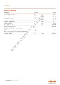 LE B Q7WP-5C8C-24-0-A40-R18-Z Datasheet Page 2