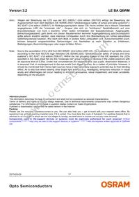 LE BA Q6WM-1T2T-DE-HZJX-23-350-R18-Z-PR Datasheet Page 17