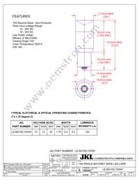 LE-BA15S-12WW Datasheet Cover