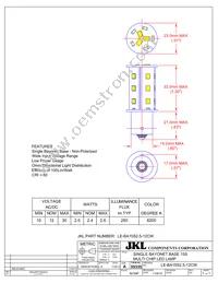 LE-BA15S2.5-12CW Datasheet Cover