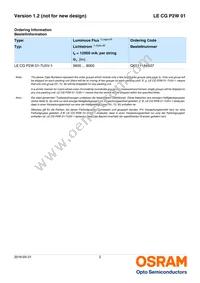 LE CG P2W 01-7U5V-1-0-F00-T01 Datasheet Page 2