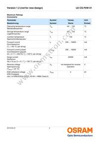 LE CG P2W 01-7U5V-1-0-F00-T01 Datasheet Page 3